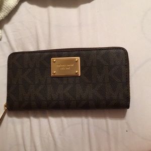 Michael Kors zip around wallet